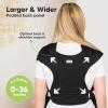 imageKeaBabies Baby Wraps Carrier DLite Baby Wrap and Diaper Bag Backpack  EasyWearing Adjustable Baby Sling Carrier  Waterproof Multi Function Baby Travel Bags  Baby Carrier Newborn to Toddler