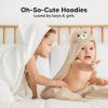 imageKeaBabies Hooded Baby Towel for Newborn  Viscose Derived from Bamboo Large Baby Bath Towels with Hood for Boys Girls Toddler Extra Absorbent ampamp Soft Newborn Bath Essentials CatCat