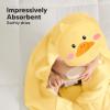 imageKeaBabies Hooded Baby Towel for Newborn  Viscose Derived from Bamboo Large Baby Bath Towels with Hood for Boys Girls Toddler Extra Absorbent ampamp Soft Newborn Bath Essentials CatDuck