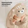 imageKeaBabies Hooded Baby Towel for Newborn  Viscose Derived from Bamboo Large Baby Bath Towels with Hood for Boys Girls Toddler Extra Absorbent ampamp Soft Newborn Bath Essentials CatCat