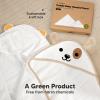 imageKeaBabies Hooded Baby Towel for Newborn  Viscose Derived from Bamboo Large Baby Bath Towels with Hood for Boys Girls Toddler Extra Absorbent ampamp Soft Newborn Bath Essentials CatDog