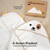 imageKeaBabies Hooded Baby Towel for Newborn  Viscose Derived from Bamboo Large Baby Bath Towels with Hood for Boys Girls Toddler Extra Absorbent ampamp Soft Newborn Bath Essentials CatUnicorn