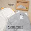 imageKeaBabies Hooded Baby Towel for Newborn  Viscose Derived from Bamboo Large Baby Bath Towels with Hood for Boys Girls Toddler Extra Absorbent ampamp Soft Newborn Bath Essentials CatElephant