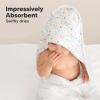 imageKeaBabies Hooded Baby Towel for Newborn  Viscose Derived from Bamboo Large Baby Bath Towels with Hood for Boys Girls Toddler Extra Absorbent ampamp Soft Newborn Bath Essentials CatWildflowers