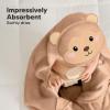 imageKeaBabies Hooded Baby Towel for Newborn  Viscose Derived from Bamboo Large Baby Bath Towels with Hood for Boys Girls Toddler Extra Absorbent ampamp Soft Newborn Bath Essentials CatMonkey