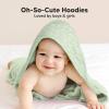 imageKeaBabies Hooded Baby Towel for Newborn  Viscose Derived from Bamboo Large Baby Bath Towels with Hood for Boys Girls Toddler Extra Absorbent ampamp Soft Newborn Bath Essentials CatDinos