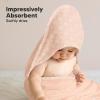 imageKeaBabies Hooded Baby Towel for Newborn  Viscose Derived from Bamboo Large Baby Bath Towels with Hood for Boys Girls Toddler Extra Absorbent ampamp Soft Newborn Bath Essentials CatPink Crystal