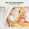 imageKeaBabies Hooded Baby Towel for Newborn  Viscose Derived from Bamboo Large Baby Bath Towels with Hood for Boys Girls Toddler Extra Absorbent ampamp Soft Newborn Bath Essentials CatTiger