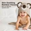 imageKeaBabies Hooded Baby Towel for Newborn  Viscose Derived from Bamboo Large Baby Bath Towels with Hood for Boys Girls Toddler Extra Absorbent ampamp Soft Newborn Bath Essentials CatKoala