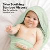 imageKeaBabies Hooded Baby Towel for Newborn  Viscose Derived from Bamboo Large Baby Bath Towels with Hood for Boys Girls Toddler Extra Absorbent ampamp Soft Newborn Bath Essentials CatDinos