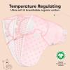 imageOrganic Burp Cloths for Baby Boys and Organic Baby Swaddle Sleep Sacks Bundle  Burping Cloth Burp Clothes Sweet Charm  Swaddling Wrap Blanket Sleeping Bag for Newborn Infant Blossom