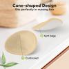 imageOrganic Nursing Pads  14 Washable Viscose Derived from Bamboo Breastfeeding Pads Wash Bag Reusable Breast Pads for Breastfeeding Nipple Pads for Breastfeeding EssentialsPink Sand L 48quotCoffee