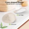 imageOrganic Nursing Pads  14 Washable Viscose Derived from Bamboo Breastfeeding Pads Wash Bag Reusable Breast Pads for Breastfeeding Nipple Pads for Breastfeeding EssentialsPink Sand L 48quotNeutrals