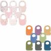 imageKeaBabies 8Pack Baby Bibs for Girls ampamp Boys and 8Pack Baby Bibs for Boy Girl  Teething Baby Bibs for Boy Girl  Drool Bibs for Baby Boy Bibs for Baby Girl  Newborn Bibs