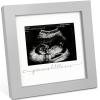 imageKeaBabies Baby Sonogram Picture Frame  Modern Ultrasound Picture Frames for Mom to Be First Pregnancy Gifts for Expecting Mom ampamp First Time Dad Baby Gender Reveal Gifts Petal PinkCloud Gray