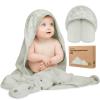 imageKeaBabies Hooded Baby Towel for Newborn  Viscose Derived from Bamboo Large Baby Bath Towels with Hood for Boys Girls Toddler Extra Absorbent ampamp Soft Newborn Bath Essentials CatSerenity