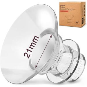 imageBreast Pump Flange Insert 1317212427mm  Compatible with KeaBabies Pulse S10 Pro BPAFree Food Grade Silicone Flanges Soft Breast Pumps Accessories Replacement Parts 1PC Insert 21mm