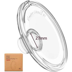 imageBreast Pump Flange Insert 1317212427mm  Compatible with KeaBabies Pulse S10 Pro BPAFree Food Grade Silicone Flanges Soft Breast Pumps Accessories Replacement Parts 1PC Flange 27mm