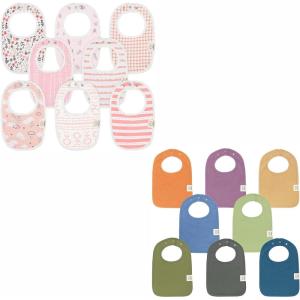 imageKeaBabies 8Pack Baby Bibs for Girls ampamp Boys and 8Pack Baby Bibs for Boy Girl  Teething Baby Bibs for Boy Girl  Drool Bibs for Baby Boy Bibs for Baby Girl  Newborn Bibs