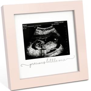 imageKeaBabies Baby Sonogram Picture Frame  Modern Ultrasound Picture Frames for Mom to Be First Pregnancy Gifts for Expecting Mom ampamp First Time Dad Baby Gender Reveal Gifts Petal PinkPetal Pink