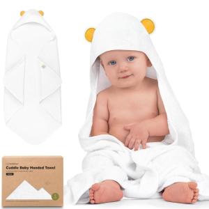 imageKeaBabies Hooded Baby Towel for Newborn  Viscose Derived from Bamboo Large Baby Bath Towels with Hood for Boys Girls Toddler Extra Absorbent ampamp Soft Newborn Bath Essentials CatBear