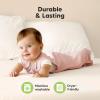 image2Pack Organic Baby Sleep Sacks 100 Cotton  Soft ampamp Breathable 05TOG Baby Wearable Blanket Toddler Sleeping Sack 1824 months Easy to Wear Transitional Swaddles for Newborns InfantsGlacier LButterflies