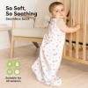 image2Pack Organic Baby Sleep Sacks 100 Cotton  Soft ampamp Breathable 05TOG Baby Wearable Blanket Toddler Sleeping Sack 1824 months Easy to Wear Transitional Swaddles for Newborns InfantsGlacier LButterflies
