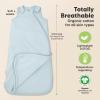 image2Pack Organic Baby Sleep Sacks 100 Cotton  Soft ampamp Breathable 05TOG Baby Wearable Blanket Toddler Sleeping Sack 1824 months Easy to Wear Transitional Swaddles for Newborns InfantsGlacier LGlacier