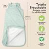 image2Pack Organic Baby Sleep Sacks 100 Cotton  Soft ampamp Breathable 05TOG Baby Wearable Blanket Toddler Sleeping Sack 1824 months Easy to Wear Transitional Swaddles for Newborns InfantsGlacier LBunnies