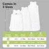 image2Pack Organic Baby Sleep Sacks 100 Cotton  Soft ampamp Breathable 05TOG Baby Wearable Blanket Toddler Sleeping Sack 1824 months Easy to Wear Transitional Swaddles for Newborns InfantsGlacier LKeastory