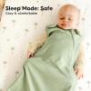 image2Pack Organic Baby Sleep Sacks 100 Cotton  Soft ampamp Breathable 05TOG Baby Wearable Blanket Toddler Sleeping Sack 1824 months Easy to Wear Transitional Swaddles for Newborns InfantsGlacier LAvocado