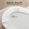 image2Pack Organic Bassinet Sheets for Girls Boys  100 Cotton Bassinet Mattress Sheets Compatible with Halo Bassinest Swivel Sleeper GracoBaby DelightChiccoUnisex Fitted Bassinet Sheets Beach DayRose