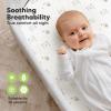 image2Pack Organic Bassinet Sheets for Girls Boys  100 Cotton Bassinet Mattress Sheets Compatible with Halo Bassinest Swivel Sleeper GracoBaby DelightChiccoUnisex Fitted Bassinet Sheets Beach DayBumble Bear