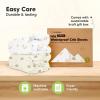 image2Pack Waterproof Baby Crib Sheets for Boys Girls  52x28 Viscose Derived from Bamboo Toddler Bed Sheet Neutral Fitted Crib Mattress Protector Cover for Baby Bedding Soft ampamp Gentle EcruNibblesBruce