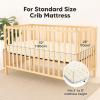 image2Pack Waterproof Baby Crib Sheets for Boys Girls  52x28 Viscose Derived from Bamboo Toddler Bed Sheet Neutral Fitted Crib Mattress Protector Cover for Baby Bedding Soft ampamp Gentle EcruBumble Bear