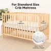 image2Pack Waterproof Baby Crib Sheets for Boys Girls  52x28 Viscose Derived from Bamboo Toddler Bed Sheet Neutral Fitted Crib Mattress Protector Cover for Baby Bedding Soft ampamp Gentle EcruKeasafari