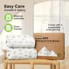image2Pack Waterproof Crib Sheets for Boy Girl  Organic Cotton 52X28 Fitted Crib Sheets NeutralCrib Mattress Protector SheetsSoft Toddler Bed SheetsWashable Infant Fitted Baby Crib SheetsKeaSafariKeasafari