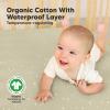 image2Pack Waterproof Crib Sheets for Boy Girl  Organic Cotton 52X28 Fitted Crib Sheets NeutralCrib Mattress Protector SheetsSoft Toddler Bed SheetsWashable Infant Fitted Baby Crib SheetsKeaSafariPine Grove
