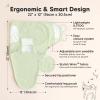 image3Pack Organic Swaddles for Newborns Baby Sleep Sacks 03 Months  Baby Swaddle Wrap Newborn Wearable Blanket Infant Sleep Sack for Girls Boys Soft ampamp Snug Large Hook ampamp Loop Closure RippleMellow