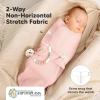 image3Pack Organic Swaddles for Newborns Baby Sleep Sacks 03 Months  Baby Swaddle Wrap Newborn Wearable Blanket Infant Sleep Sack for Girls Boys Soft ampamp Snug Large Hook ampamp Loop Closure RippleRoseate