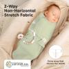image3Pack Organic Swaddles for Newborns Baby Sleep Sacks 03 Months  Baby Swaddle Wrap Newborn Wearable Blanket Infant Sleep Sack for Girls Boys Soft ampamp Snug Large Hook ampamp Loop Closure RippleWillow