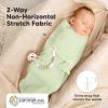 image3Pack Organic Swaddles for Newborns Baby Sleep Sacks 03 Months  Baby Swaddle Wrap Newborn Wearable Blanket Infant Sleep Sack for Girls Boys Soft ampamp Snug Large Hook ampamp Loop Closure RippleMellow