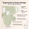 image3Pack Organic Swaddles for Newborns Baby Sleep Sacks 03 Months  Baby Swaddle Wrap Newborn Wearable Blanket Infant Sleep Sack for Girls Boys Soft ampamp Snug Large Hook ampamp Loop Closure RippleWillow