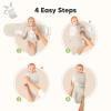 image3Pack Organic Swaddles for Newborns Baby Sleep Sacks 03 Months  Baby Swaddle Wrap Newborn Wearable Blanket Infant Sleep Sack for Girls Boys Soft ampamp Snug Large Hook ampamp Loop Closure RippleWillow