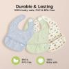 image3Pack Waterproof Baby Bibs for Eating  Lightweight Toddler Feeding Bibs with Large Food Catcher Mess Proof FoodGrade Baby Eating Essentials Easy to Put On ampamp Clean OceanPets  Paws
