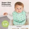 image3Pack Waterproof Baby Bibs for Eating  Lightweight Toddler Feeding Bibs with Large Food Catcher Mess Proof FoodGrade Baby Eating Essentials Easy to Put On ampamp Clean OceanBeach Day