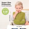image3Pack Waterproof Baby Bibs for Eating  Lightweight Toddler Feeding Bibs with Large Food Catcher Mess Proof FoodGrade Baby Eating Essentials Easy to Put On ampamp Clean OceanMesozoic