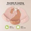 image3Pack Waterproof Baby Bibs for Eating  Lightweight Toddler Feeding Bibs with Large Food Catcher Mess Proof FoodGrade Baby Eating Essentials Easy to Put On ampamp Clean OceanBeach Day