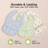 image3Pack Waterproof Baby Bibs for Eating  Lightweight Toddler Feeding Bibs with Large Food Catcher Mess Proof FoodGrade Baby Eating Essentials Easy to Put On ampamp Clean OceanVessels