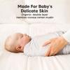 image4Pack Muslin Swaddle Blankets for Boys Girls  Organic Baby Swaddles for Newborns Soft ampamp Breathable Receiving Baby Blankets for Girl Boy Neutral Newborn Essentials Gift CoralsNimbus